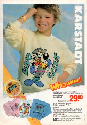 Fix und Foxi - Sweatshirt - Quarzuhr - Karstadt - 1987.jpg